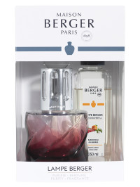 Set Lampe Berger Spirale Granatrot & Duft Goji-Beeren | MAISON BERGER