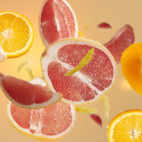 Erfrischende Grapefruit
