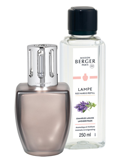 Coffret Lampe Berger June Rose Satiné & parfum Champs de Lavande | MAISON BERGER