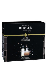 Set Lampe Berger Olympe Kupferrosa & Duft Prickelnd wie Champagner | MAISON BERGER