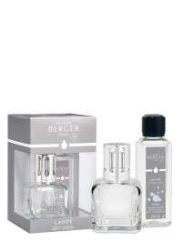 Coffret Lampe Berger Glaçon Transparente & parfum Neutre Essentiel | MAISON BERGER