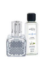 Coffret Lampe Berger Glaçon Gingko & parfum Délicat Musc Blanc | MAISON BERGER