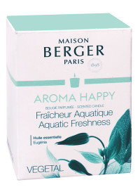 Bougie parfumée Aroma Happy - Fraîcheur Aquatique | MAISON BERGER