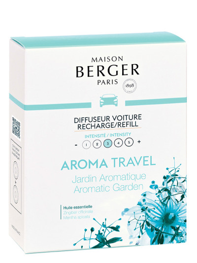 Autodiffusor Nachfüllung Aroma Travel - Aromatischer Garten | MAISON BERGER