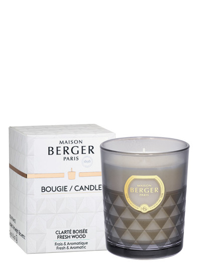 Bougie parfumée Clarity - Clarté Boisée | MAISON BERGER