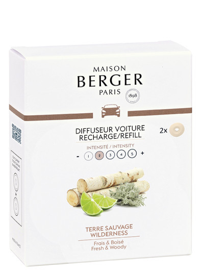 Recharges Diffuseur voiture Terre Sauvage | MAISON BERGER